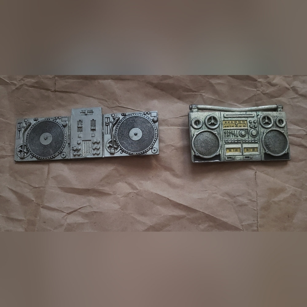 Vintage Mobtown Metal Belt Buckles 2005